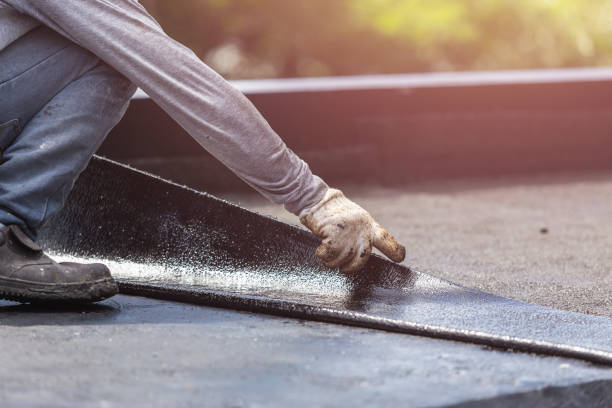 Professional Exterior Waterproofing technician working in Onward, IN